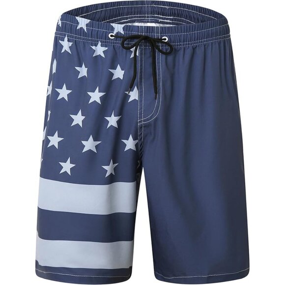 Men's Swim Trunks with Mesh Lining – Sizes L, XL, 3XL – NWT - Picture 1 of 3